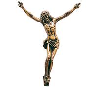 REAL VOTIVA FONDERIE D'ARTE Cristo crucificado en Bronce sin Cruz Estilo clásico (11,5x9 cm) [P.08.1548/11]