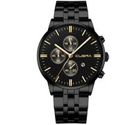 Real Watch Fashion - Reloj de cuarzo para hombre, acero inoxidable, C, talla única