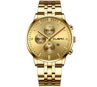 Real Watch Fashion - Reloj de cuarzo para hombre, acero inoxidable, D, talla única