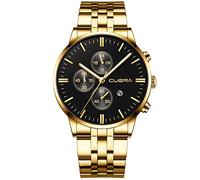 Real Watch Fashion - Reloj de cuarzo para hombre, acero inoxidable, F., talla única
