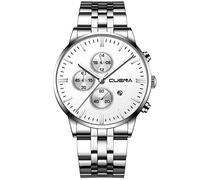 Real Watch Fashion - Reloj de cuarzo para hombre, acero inoxidable, H, talla única