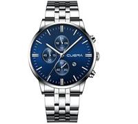 Real Watch Fashion - Reloj de cuarzo para hombre, acero inoxidable, I, talla única