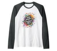 Real Wealth Is A Peaceful Mind Peace Money Truth - Camiseta Manga Raglan