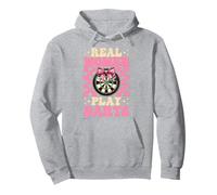 Real Women Play Dardos Diana Dardos Chica Mamá Coqueta Bow Sudadera con Capucha