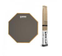 RealFeel Evans Apprentice Pad 7" & Promark Oak 5A Sticks