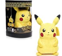 RealFX Pokémon Pikachu Puppetronic - Marioneta interactiva de 40 cm, más de 120 Sonidos y acciones, Boca y Orejas móviles, mejillas Luminosas y Ojos batientes, Juguete para niños a Partir de 8 años