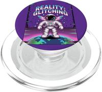 Realidad GLITCHING Existencial Retro Espacio Persona PopSockets PopGrip para MagSafe