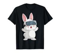Realidad Virtual VR Player Video Gaming Conejo Conejo de Pascua Camiseta