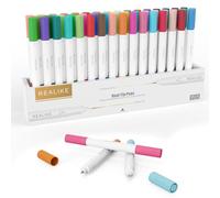 REALIKE Juego de bolígrafos de doble punta para Cricut Joy Coloring Fine Point Pen Write Drawing Compatible con Circuit Joy 0.4 Tip y 1.0 Tip
