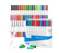 REALIKE Rotulador infusible de sublimación de 36 unidades para Cricut Joy Xtra Dual Tips1.0/0.4 puntas de punta fina para dibujar marcadores de sublimación para vasos en blanco, tazas, camisetas,