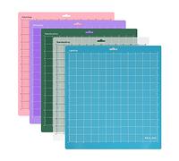 REALIKE Variedad alfombra de corte para Cricut Maker/Explore Air 2/Air/One,StandardGrip/LightGrip/StrongGrip/FabricGrip múltiple Adhesivo 30,5 x 30,5 cm Cricket Cut Mats para Cricut 5 unidades