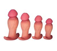 Realista de silicona consolador ancla Butt Plug entrenador Anal consolador mujeres punto G estimulador vaginal pene para masturbación consolador juguete sexual hombres mujeres(XXL)