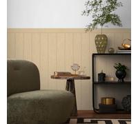 Realista Madera Panels Pintado Dado Vinilo Tablillas AS Creation 39803-3 Natural