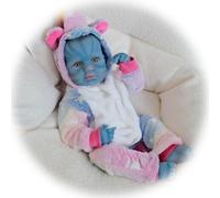 Realista Muñecas Bebé renacidas 19 Pulgadas 49 cm AVA-Tar Silicona de Vinilo Suave Chica Muñeca recién Nacida Bebe Reborn Juguete Regalo para niños de 3 años