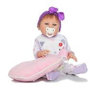 Realista Reborn Dolls Girl 20 Pulgadas Reborn Baby Toddler Doll para niños Real Life Soft Silicone Newborn Regalos Hechos a Mano Juguetes Forboys Girls