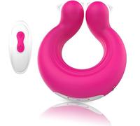 rëaliṣtaṣ Anīlló Péné Vibradór Clītoris para Hombre Pareja, Recargables Mụjer Clītőris, Cóckring Silicone Vībrạdór Anīlló con Control Remoto,10 Modos Juguétés sěxualvibrantě