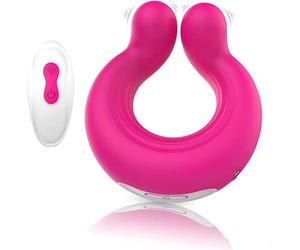rëaliṣtaṣ Anīlló Péné Vibradór Clītoris para Hombre Pareja, Recargables Mụjer Clītőris, Cóckring Silicone Vībrạdór Anīlló con Control Remoto,10 Modos Juguétés sěxualvibrantě