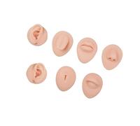Realistic 3 Tonos Cejas Herramientas de Ejercicio Juego de 7 Unidades para Eyination Labios Ejercicios Entrenamiento Plantilla de Bordado de Silicona