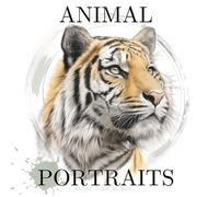 Realistic Animal Portraits Coloring Book for Teens, Adults, and Seniors: Grayscale Nature, Forest, Woodland, Ocean & Wildlife Drawings in a Vintage ... Book Set for Teens, Adults and Seniors)