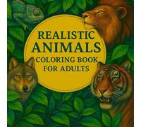 Realistic Animals Coloring Book For Adults: Intricate Wildlife Scenes to Unwind and Unleash Your Creativity