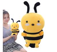Realistic Bee 8 Inch - Better Skin Feel & Smoothness | Cute Stuffed Animal Hugging Pillow Short Plush PP Cotton 200g | For Kids Girlfriend Home Decoration Birthday, Unique Soft To