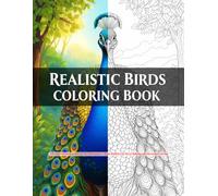 Realistic Birds Coloring Book: A Beautiful Collection of Real-Life Bird Illustrations - Hyper-Realistic Line Art for Relaxing and Educational Coloring