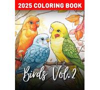 Realistic Birds Volume 2 with 50 MORE Canvas | Coloring Book for Adults and Children | Realistic Canvas Birds | Color and Learn (Realistic Animals Coloring Books)
