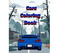 Realistic Cars Coloring Book for Kids: Detailed Sports Cars, Classic Cars, Trucks & Supercars | Fun Vehicle Coloring Activity Book for Boys & Girls Ages 5-10