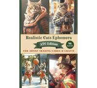 Realistic Cats Ephemera ATC Image Edition: 96 ATC-Size Images of Realistic, Stylish & Modern Cats at Work and Enjoying Life | Perfect for Artist ... DIY Projects & Paper Crafts (6×9 Book)