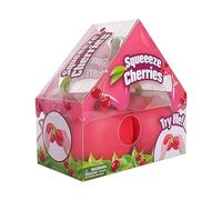 Realistic Cherry Squeeze - 14cm Calming Fruit Toy, Portable Hand Exercise Tool, Soft Texture Sensory Ball, Novelty Gift Item | Classroom Commuting Relaxation, Study Waiting Rooms for All Ages