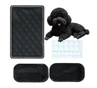 Realistic Cute Puppy Statue Resin Dog Figurines For Car Dash Table Decor
