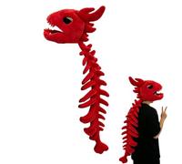Realistic Dinosaur Skeleton Costume, 3D Wearable Dinosaur Skeleton Plush