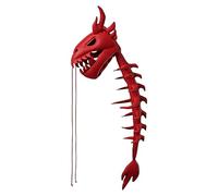 Realistic Dinosaur Skeleton Costume, Funny Dragon Cosplay Headwear, 12 Inches Kids Skeleton Soft Padding, Plush Fabric Headpiece with Comfortable Fit, Animal Theme Dress Up Outfit Lightweight