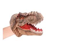 Realistic Dinosaurio Hand Puppet - Goma flexible T Rex Toy, Soft Dinosaurio Head Puppet for Kids Imaginative Play Story Telling Activity Learning Educational Role Play | Classroom Home Party
