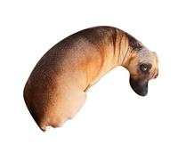 Realistic Dog Plush: Funny Three D Animal Doll, Comfortable Lounger Pillows
