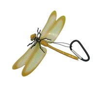 Realistic Dragonfly Clip On | 14cm Decorative Garden Stakes | 10g Dragonfly Garden Decor | PVC Creative Clip On Dragonflys for Hat, Decoration Accessories, Clips On for Outside