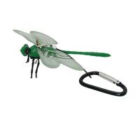 Realistic Dragonfly Clip On | 14cm Decorative Garden Stakes | 10g Dragonfly Garden Decor | PVC Creative Clip On Dragonflys for Hat, Decoration Accessories, Clips On for Outside