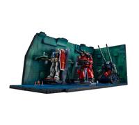Realistic Model Series Mobile Suit Gundam (para 1/144 HG Series) Base blanca Catapult Deck ANIME EDITION Aprox. 7.9 pulgadas (200 mm), modelo semiacabado prepintado ABS