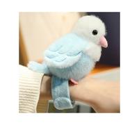 Realistic parrot plush keychain - interactive bird toy pendant, bag accessory for children and girls