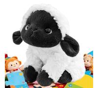 Realistic Sheep Toy, Adorable Plush Doll Decor, 7.09x5.91x9.06 Inch Animal Figure with Soft Detailed, Fabric Stuffed Toys, Home Decoration with Cute Style, Display Toy for Nursery Bedroom