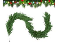 Realistic Wall Greenery Decoration Faux Garland Greenery Christmas | Christmas Door Garland Faux Garland Greenery Christmas for Home, Apartment, Room, School, Office, Entrance, Front Porch,