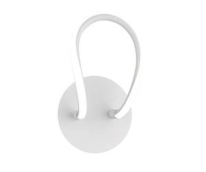 Reality, Aplique, Bologna incl. 1 x LED,SMD,11,5 Watt,4000K,1300 Lm. Plástico, Blanco, Cuerpo: Metal, estera blanca A:15,0cm, A:26,0cm, P:15,0cm 4000K