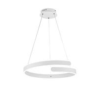 Reality, Colgante, Parma incl. 1 x LED,SMD,37,0 Watt,4000K,4500 Lm. Cuerpo: Metal, estera blanca Ø:50,0cm, A:150,0cm Regulable mediante interruptor,IP20,4000K,Regulable en altura