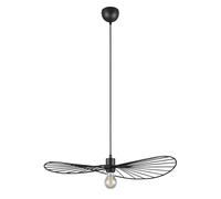 Reality - Lámpara de techo (1 x E27), diseño de sombrero R31451032, color negro mate