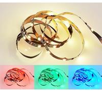 Reality LED Stripe Screen R65591102, plástico negro, con LED RGB 2,5 vatios, luz dinámica, control de sonido, 120 cm, mando a distancia