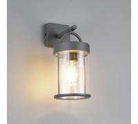 Reality Leuchten Aplique de exterior Almeria, antracita, aluminio, altura 29 cm, IP44