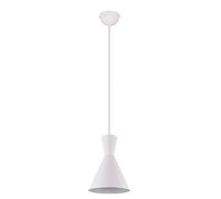 Reality Leuchten Lámpara colgante Enzo, 1 luz, Ø 20 cm, blanco