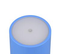 Reality Leuchten Fernandez Lámpara de mesa LED recargable, azul, IP54, CCT, atenuable