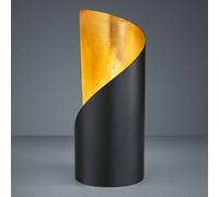 Reality Leuchten Lámpara de mesa Frank - negro y oro
