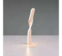 Reality Leuchten Lámpara de mesa LED Ginko, arena, metal, altura 40,5 cm